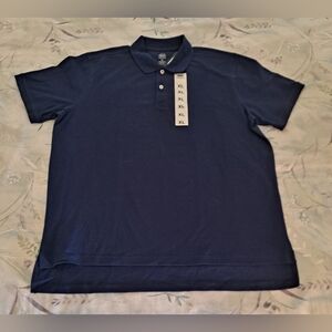 Elegant WSS Navy Polo Shirt for Men Size XL